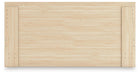 Signature Design Natural Queen Panel Platform Bed