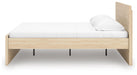 Signature Design Natural Queen Panel Platform Bed
