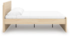 Signature Design Natural Queen Panel Platform Bed