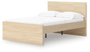 Signature Design Natural King Panel Platform Bed