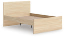 Signature Design Natural King Panel Platform Bed