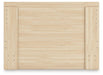 Signature Design Natural King Panel Platform Bed