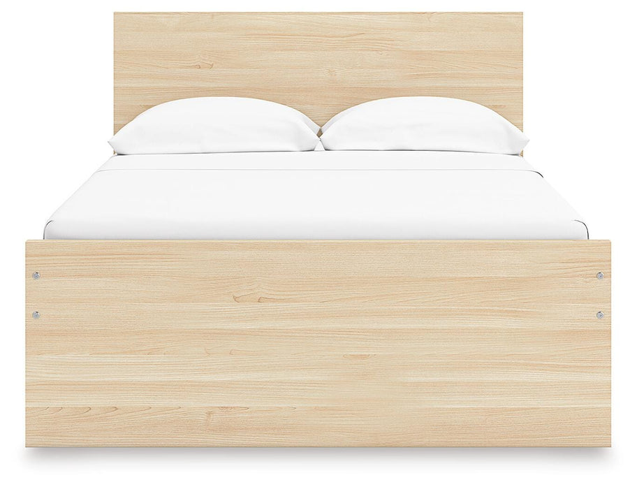 Signature Design Natural King Panel Platform Bed