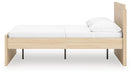 Signature Design Natural King Panel Platform Bed