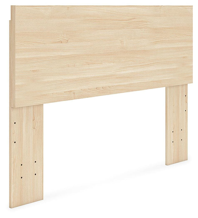Signature Design Natural Full Panel Headboard