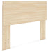 Signature Design Natural Full Panel Headboard