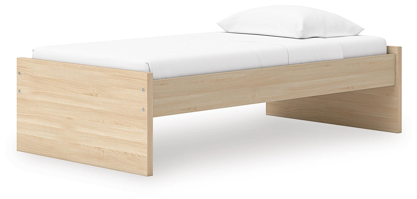 Signature Design Natural Twin Platform Bed