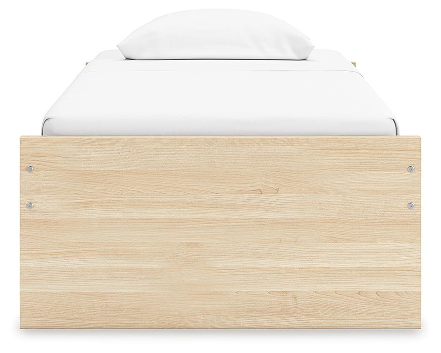 Signature Design Natural Twin Platform Bed