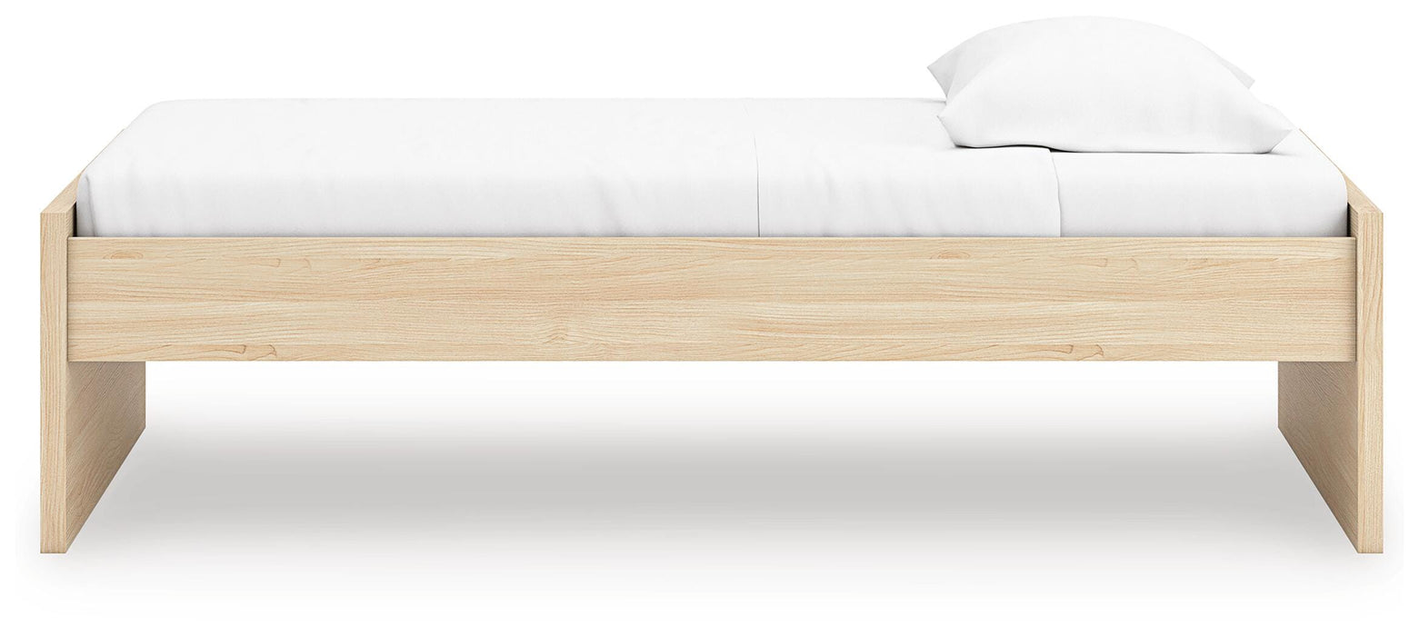 Signature Design Natural Twin Platform Bed