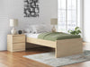 Signature Design Natural Twin Platform Bed