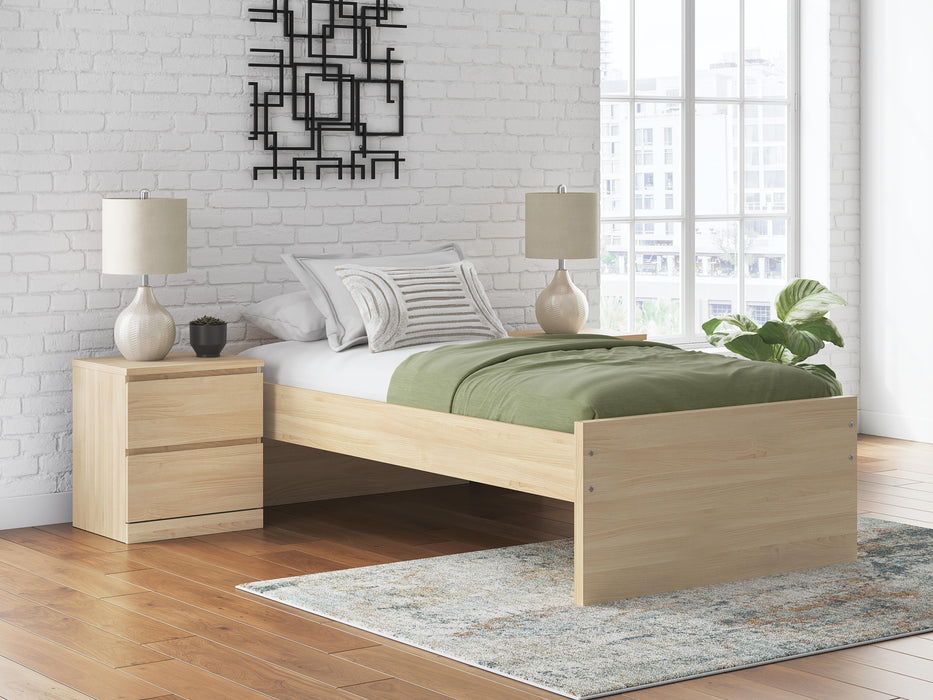 Signature Design Natural Twin Platform Bed
