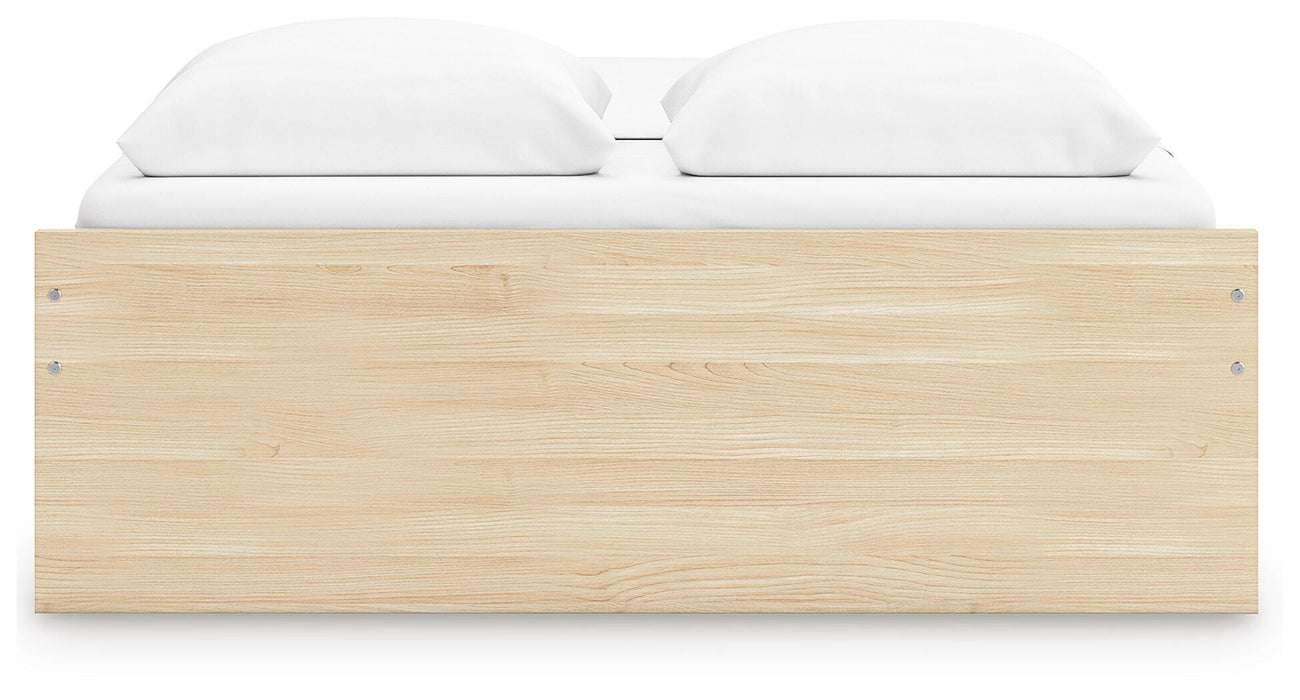 Signature Design Natural Queen Platform Bed