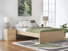 Signature Design Natural Queen Platform Bed