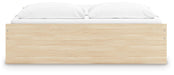 Signature Design Natural King Platform Bed