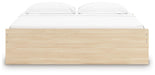 Signature Design Natural King Platform Bed