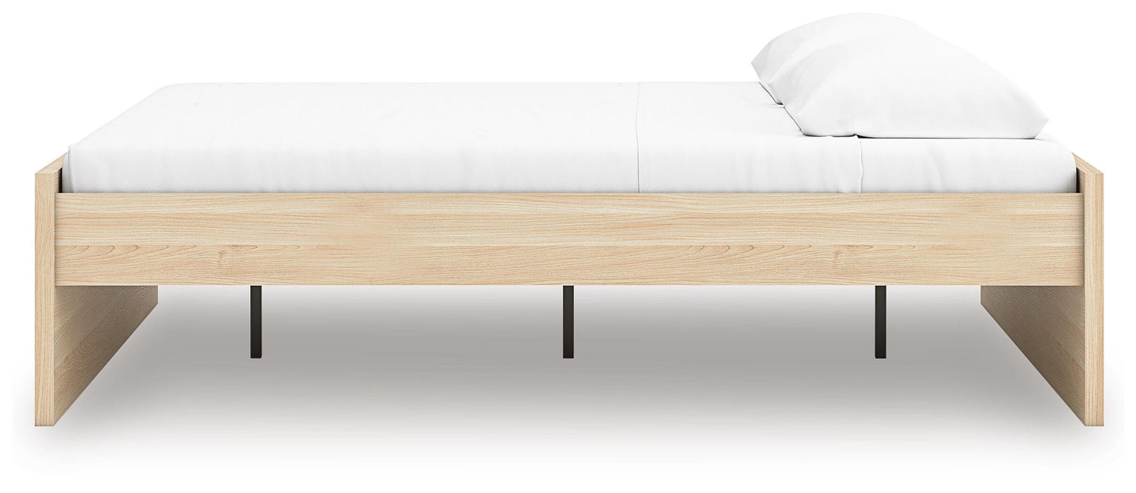 Signature Design Natural King Platform Bed