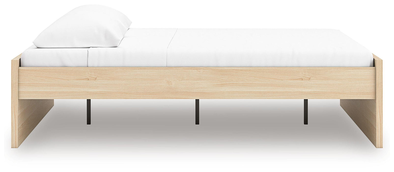 Signature Design Natural King Platform Bed