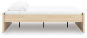 Signature Design Natural King Platform Bed