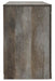 Signature Design Gray TV Stand with Electric Fireplace
