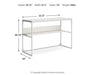 Signature Design White Home Office Desk