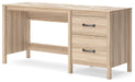 Signature Design Tan Home Office Desk