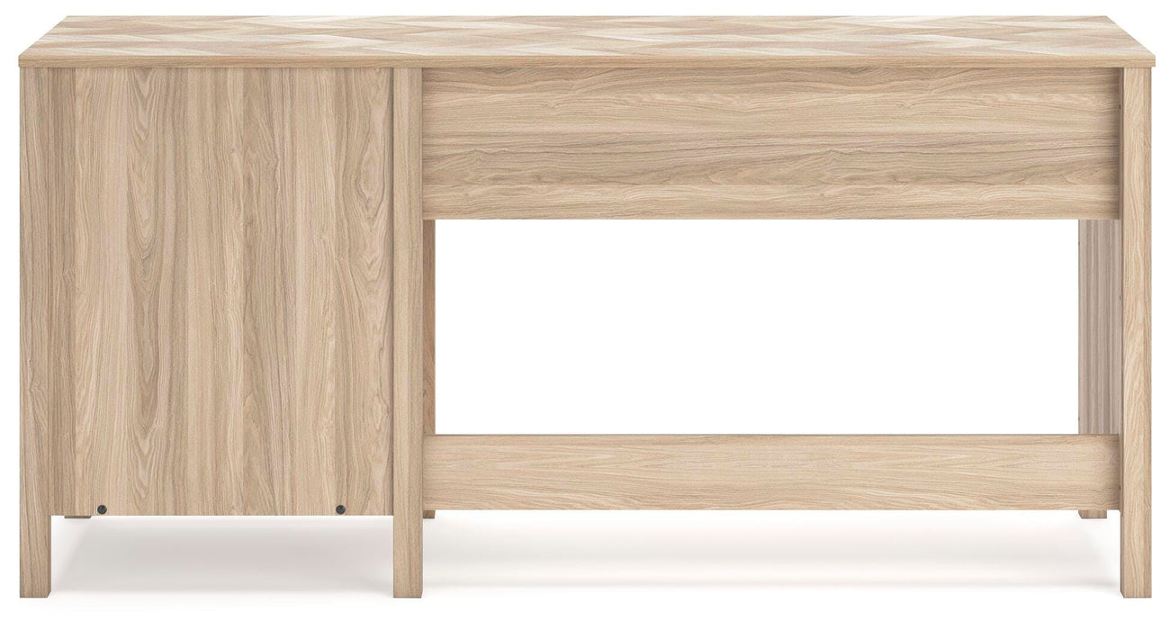 Signature Design Tan Home Office Desk