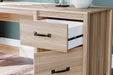 Signature Design Tan Home Office Desk