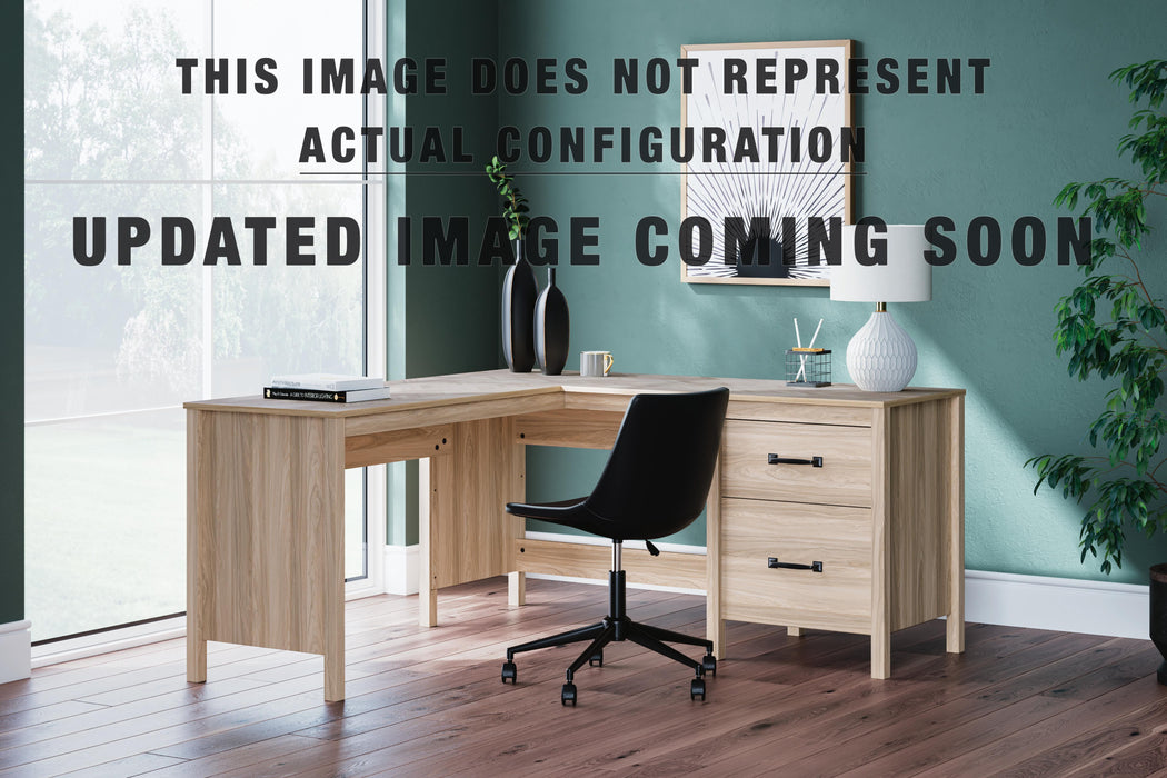 Signature Design Tan Home Office Desk