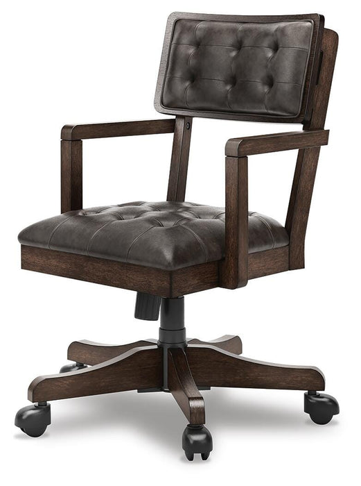 Signature Design Dark Brown Home Office Desk Chair (1/CN)