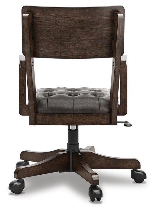 Signature Design Dark Brown Home Office Desk Chair (1/CN)