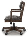 Signature Design Dark Brown Home Office Desk Chair (1/CN)