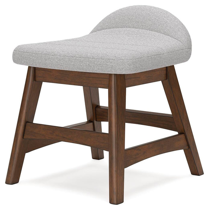 Signature Design Light Gray/Brown Home Office Desk Chair (1/CN)