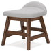 Signature Design Light Gray/Brown Home Office Desk Chair (1/CN)