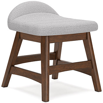 Signature Design Light Gray/Brown Home Office Desk Chair (1/CN)