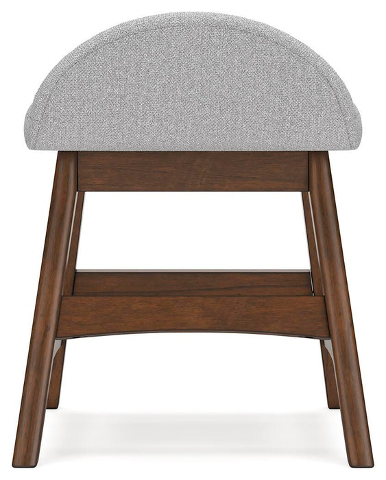 Signature Design Light Gray/Brown Home Office Desk Chair (1/CN)
