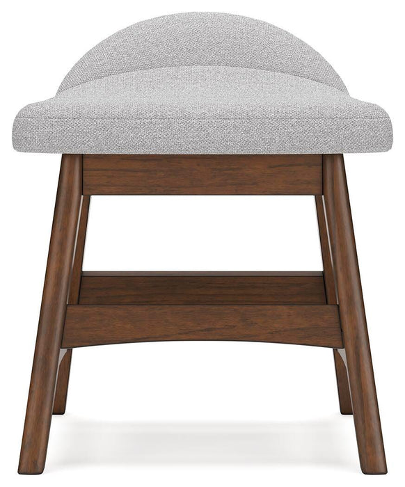 Signature Design Light Gray/Brown Home Office Desk Chair (1/CN)