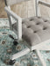 Signature Design Antique White Home Office Desk Chair (1/CN)