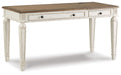 Signature Design White/Brown Home Office Lift Top Desk