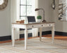 Signature Design White/Brown Home Office Lift Top Desk