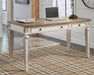 Signature Design White/Brown Home Office Desk