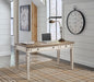 Signature Design White/Brown Home Office Desk