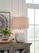 Signature Design Beige Ceramic Table Lamp (1/CN)