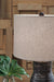 Signature Design Distressed Black Terracotta Table Lamp (1/CN)