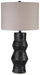Signature Design Distressed Black Terracotta Table Lamp (1/CN)