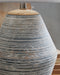 Signature Design Antique Blue Terracotta Table Lamp (1/CN)