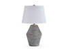 Signature Design Antique Blue Terracotta Table Lamp (1/CN)