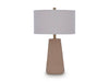 Signature Design Mocha Ceramic Table Lamp (1/CN)