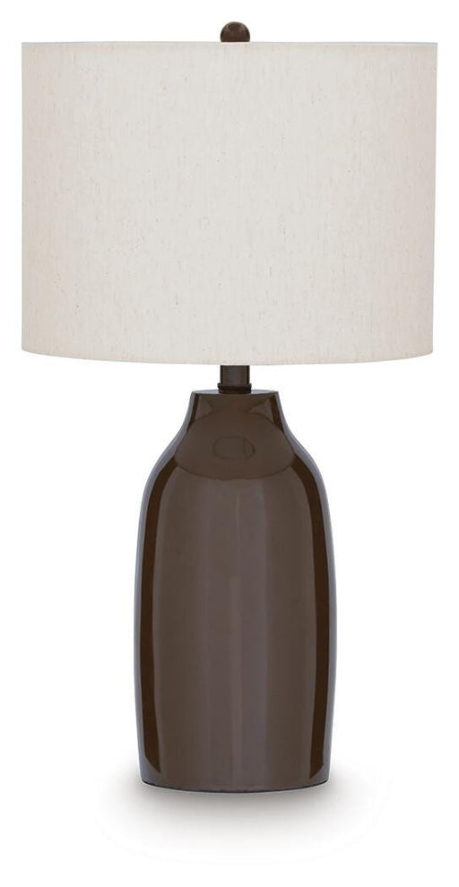 Signature Design Brown Terracotta Table Lamp (1/CN)