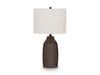 Signature Design Brown Terracotta Table Lamp (1/CN)