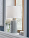 Signature Design Gray Blue Ceramic Table Lamp (1/CN)